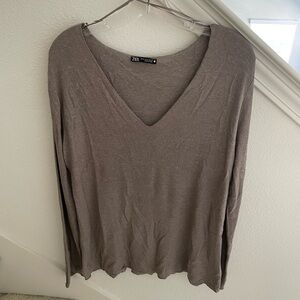 Zara Long-sleeves Top Size XL.